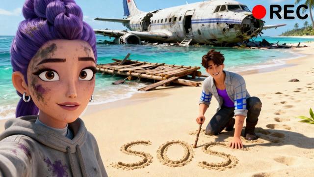 Stranded on an Island: Funny Animated Adventure