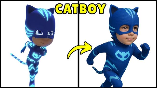 PJ Masks Characters in Real Life