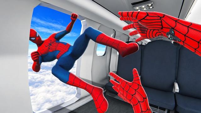 Tossing Spider-Man from an Airplane in Bonelab VR
