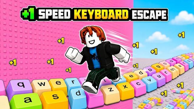 Reaching Maximum Speed in Roblox +1 Speed Keyboard Escape