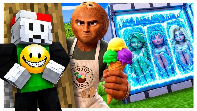 Surviving Cocardo and the Ice Cream Shop in Minecraft