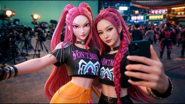 When Animated Characters Meet Their Live-Action Counterparts