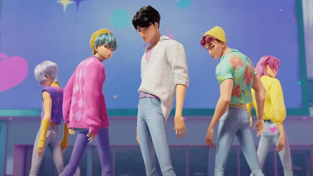 K-Pop Demon Hunters: Animated Idol Stage Performance