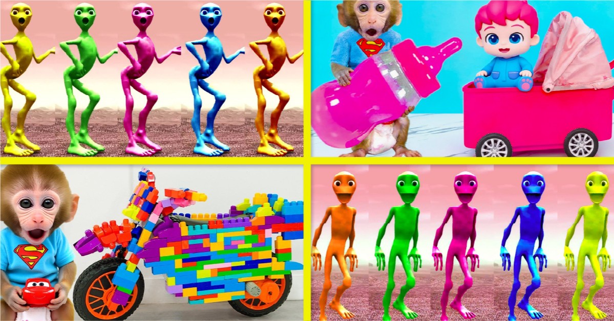 A Green Alien's Dance on Another Planet