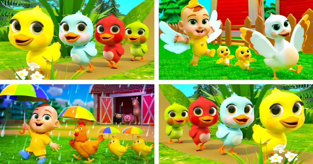 Rainbow Animal Playground Adventures